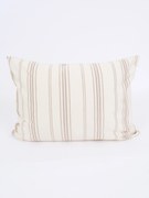 Bavlnená obliečka na vankúš Natural 50 × 70 cm - Prúžky béžové
