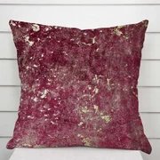 Biante Zamatová obliečka na vankúš Isabela IBL-006 Gold Design vínová 40x40 cm - SKLADOM