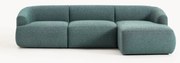 Modulárna buklé rohová pohovka Sofia (3-miestna)