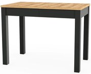 Skladací stôl Orion 03 100/160x60cm dub craft/čierna
