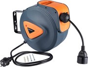 Samonavíjací káblový bubon BILY, 20m+1,5m, šedá/oranžová Monzana