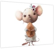 Obraz - Akvarelové zvieratko N⁰2 (70x50 cm)