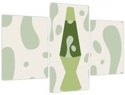 Obraz - Hippies, lávová lampa (90x60 cm)