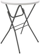 Skladací okrúhly "barový" stôl