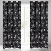 ZATEMŇOVACÍ ZÁVES NA KRÚŽKOCH STELLA 140X250 CM VZOROVANÁ