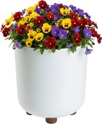 Plastový květináč na nožičkách Terra 21x19,3 cm - výber z 6 prevedení