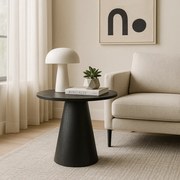 PROXIMA.store - Okrúhly konferenčný stolík CARLY FARBA: čierna