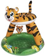 Kuniboo PB-13675 Detský nafukovací bazénik Tiger so strieškou Ø 102 x 103 cm