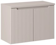 Závěsná skříňka pod umyvadlo Nova Cashmere I s deskou 80 cm kašmír