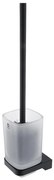 NIMCO MAC 29094CN-90 - Nástenná WC štetka MAYA matné sklo/matná čierna