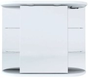 Baden Haus Zrkadlová skrinka s LED osvetlením Alba, 65,5 × 88 × 27 cm