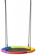 Woody Hojdací kruh pr. 100 cm, dúhová