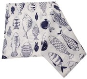 Behúň vodeodolný Ryby, 40 x 140 cm