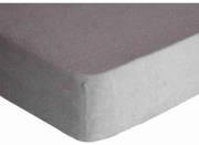 Posteľná plachta Jersey 90x200 cm Farba: 006 - Sivá