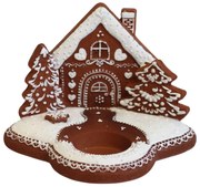 Perníkový svietnik na čajovú sviečku Domček 15cm