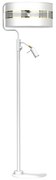 Stojacia lampa ULTIMO 1xE27/40W/230V + 1xGU10/MR11/7W biela