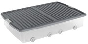 Plastový úložný box pod posteľ s vekom 79x58x16, 5 cm W box underbed XL – KIS