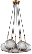 Toolight - Stropná lampa zo skla 7xG9 APP898-7CP, OSW-06670