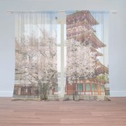 Sablio Záclony Čínska vežička: 2ks 150x250cm