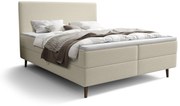 Jednolôžková posteľ 120 cm Napoli Bonell (krémová) (s roštom, s úl. priestorom). Akcia -20%. Vlastná spoľahlivá doprava až k Vám domov. 1082438