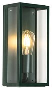 Priemyselná vonkajšia nástenná lampa tmavozelená so sklom IP44 - Rotterdam