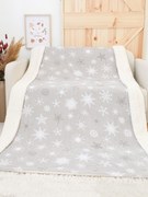 Baránková deka mikroplyš Exclusive 220 × 200 cm – Frozen šedé