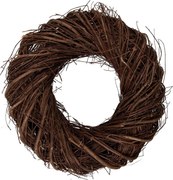 Prírodný hnedý prútený veniec Woodly XS - Ø 30*8cm