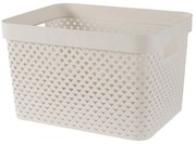 Béžový plastový úložný box 35,5x26x22 cm Pure – Curver