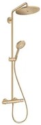 Sprchový systém Hansgrohe Croma-Select vrátane batérie kartáčovaný bronz 26890140
