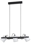 Eglo 43426 - Luster na lanku HORNWOOD 1 3xE27/28W/230V