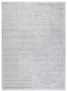 Koberec SANTO SIZAL 0989 geometrický, sivý