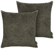 Set 2 ks. vankúšov 45x45 cm MILDURA (sivá). Vlastná spoľahlivá doprava až k Vám domov. 1022612