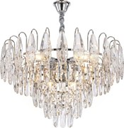 Toolight Toolight, krištáľová závesná lampa Ø50 cm, 6xE14, SWE079-CP, chrómová, OSW-30208
