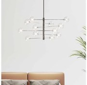 Ideal Lux - LED Luster na tyči EQUINOXE 12xG4/2W/230V pr. 124 cm chróm/číra