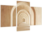 Obraz - Béžový priechod (90x60 cm)