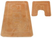 Sada kúpeľňových koberčekov Montana Maritime lososová