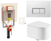 Závesný wc set na zamurovanie SAT Tornado SIKOVZTOR72680