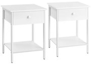 Set dvoch nočných stolíkov LET506W14