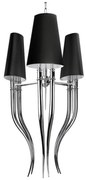 Azzardo AZ1344 - Luster na reťazi DIABLO 6xE14/11W/230V čierna