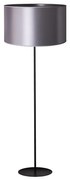 Duolla - Stojacia lampa CANNES 1xE27/15W/230V pr. 45 cm strieborná/čierna