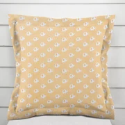 Biante Detská bavlnená obliečka na vankúš s lemom Sandra SA-305 Sloníky a bodky na žltom 30 x 50 cm