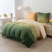 Obliečky z mikrovlákna VEROLA zelené Rozmer obliečky: 2 ks 70 x 80 cm | 160 x 200 cm