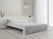 AKCIA Posteľ IKAROS 120 x 200 cm, betón/biela II. akosť