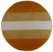 ROUTNER Kúpeľňová predložka BARLETTA Žltá 10705 - Žltá / Kruh Ø 90 cm 10705