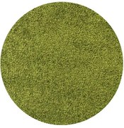 Ayyildiz, Kusový koberec Life Shaggy 1500 green kruh, 200x200 (priemer) kruh, zelená, spálňa