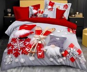 Obliečky Vianoce V5 Bavlna 3-dielna súprava