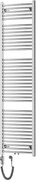 Mexen Ares, elektrické vykurovacie teleso 1800x500 mm + vykurovacia tyč 900 W, chrómová, W102-1800-500-2900-01