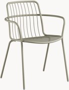 Stohovateľné záhradné stoličky's opierkami Alisea, 2 ks