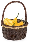 Darčekový kôš prútený okrúhly Placer VI.priemer 28 x v. 15(cm)poslední kus skladem