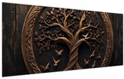 Obraz – Drevený strom života (120x50 cm)